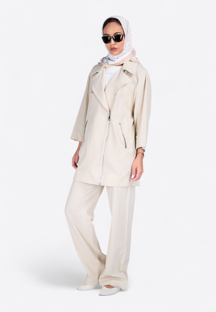 EMIRATES LIMITED Zip-Through Blazer - East Vibe