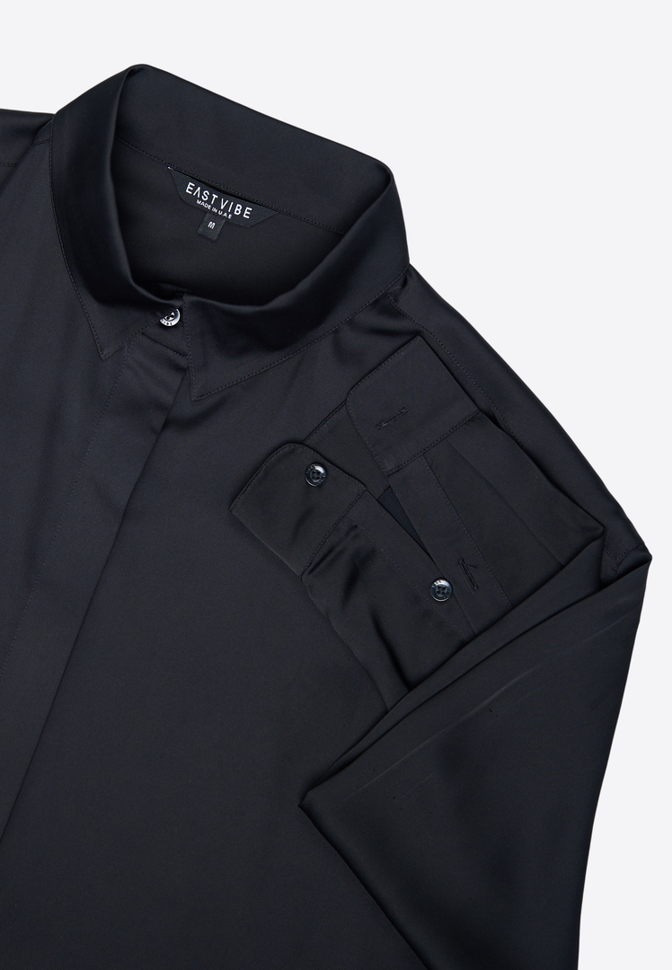 EMIRATES LIMITED Long Sleeve Black Shirt - East Vibe