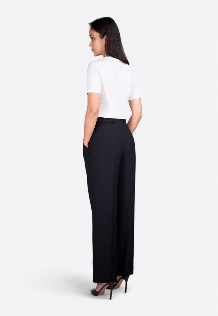 High Waist Formal Trousers - East Vibe