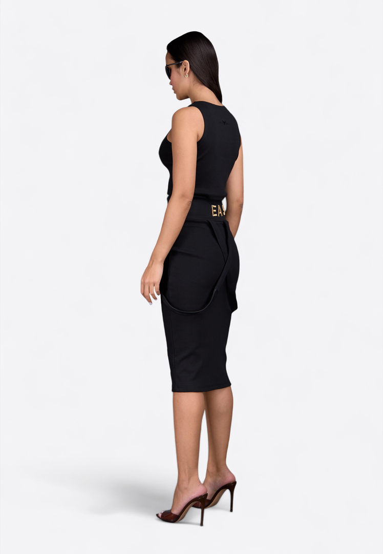 High Waist Slim-Fit Pencil Skirt