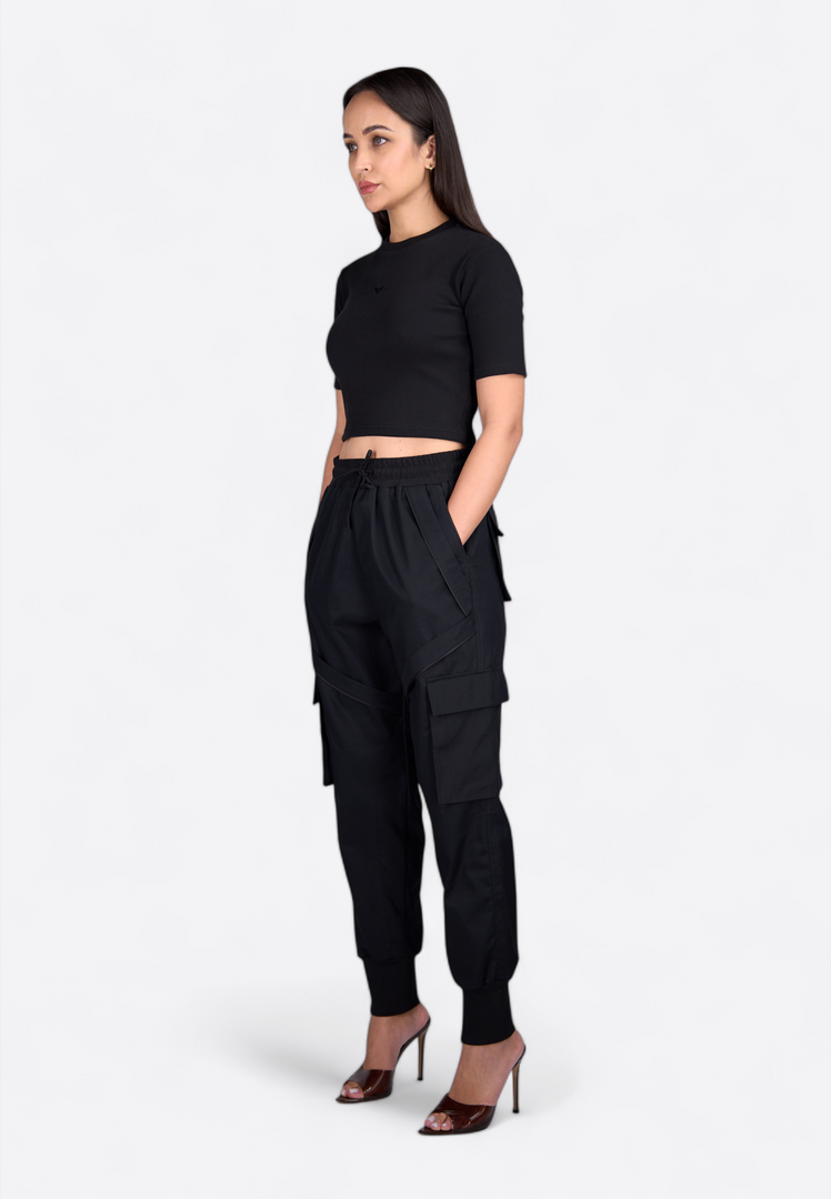 Premium Wool High Waist Pants - East Vibe