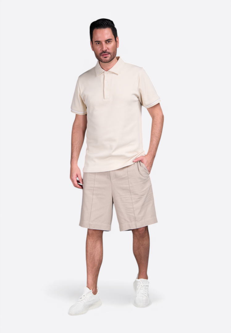 Short Sleeve Cotton Polo Shirt