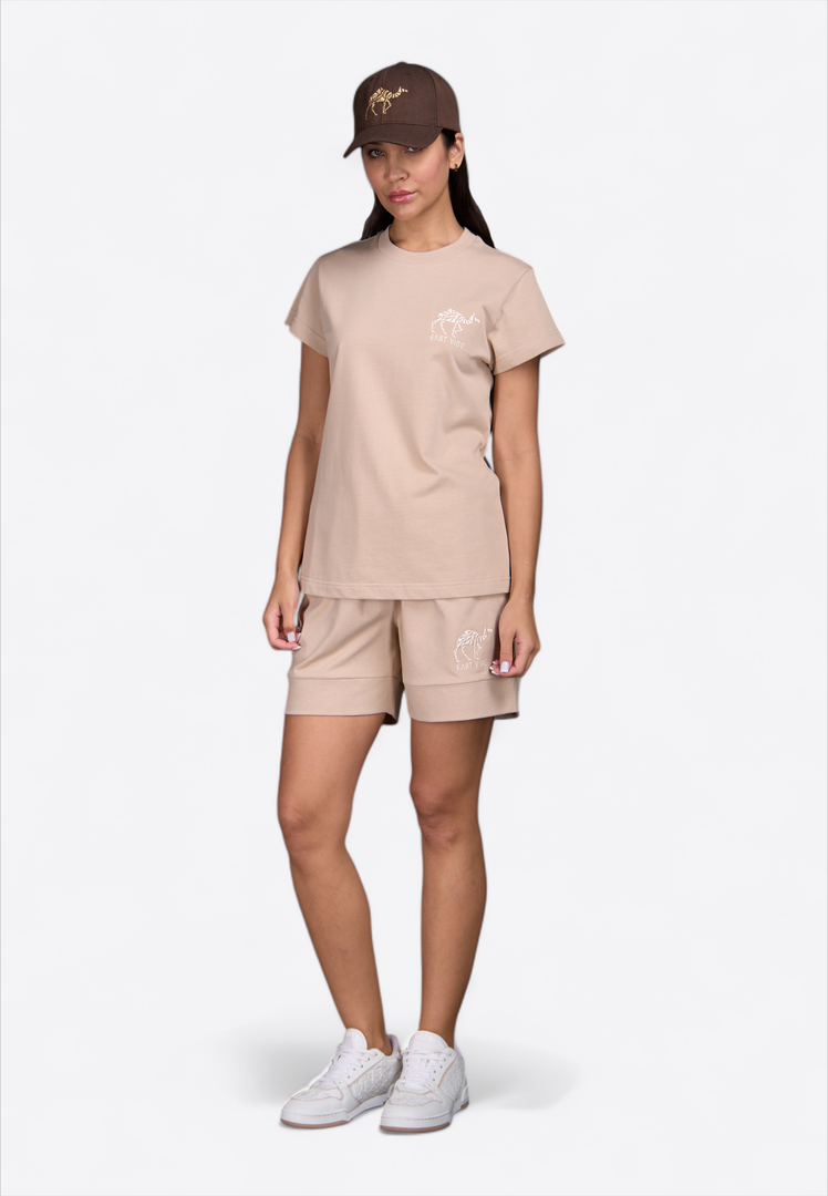 East Vibe Beige T-Shirt - East Vibe