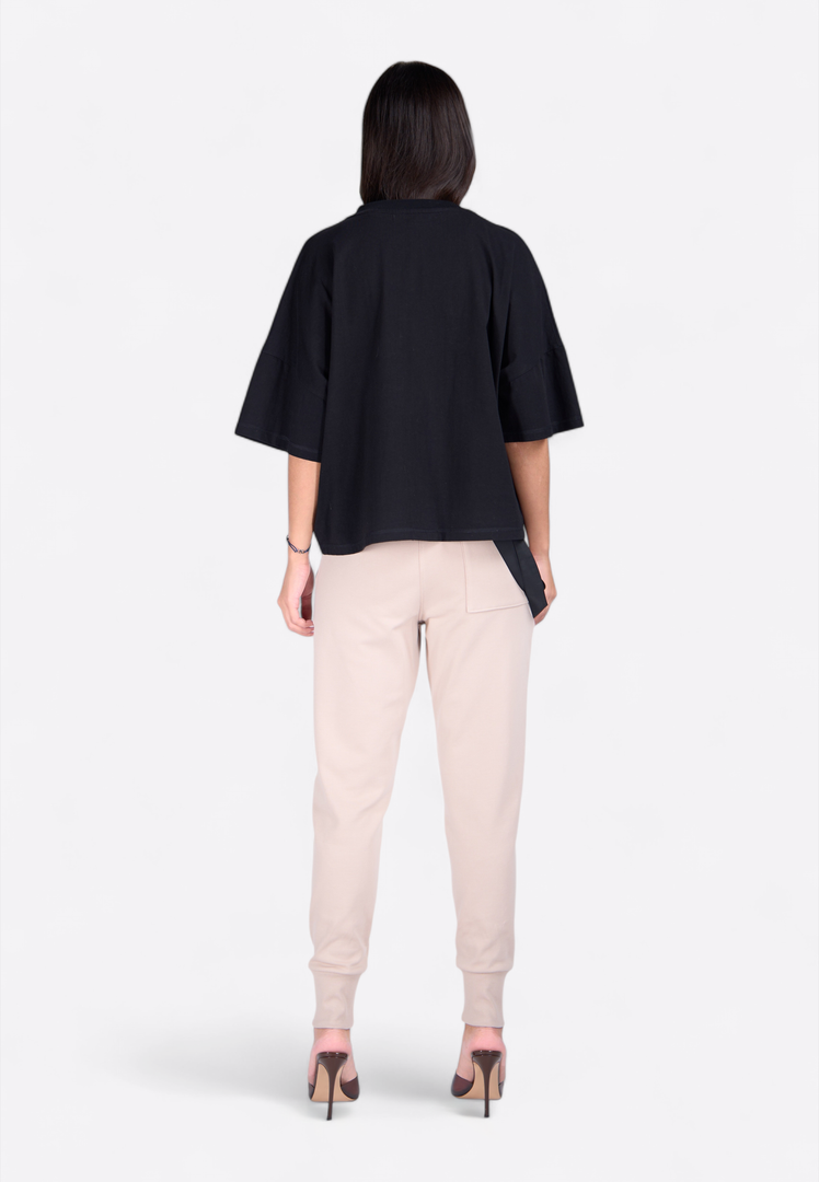 Oversized Cropped T-Shirt - East Vibe