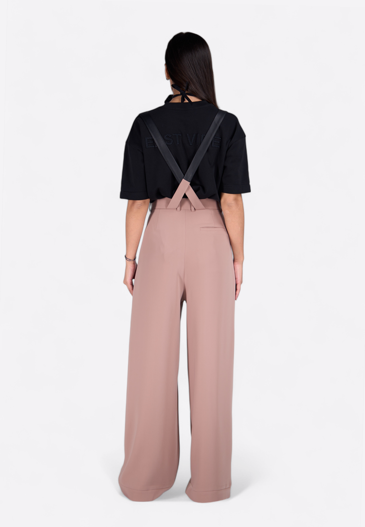 Rose Wide-Leg Silk Trousers - East Vibe